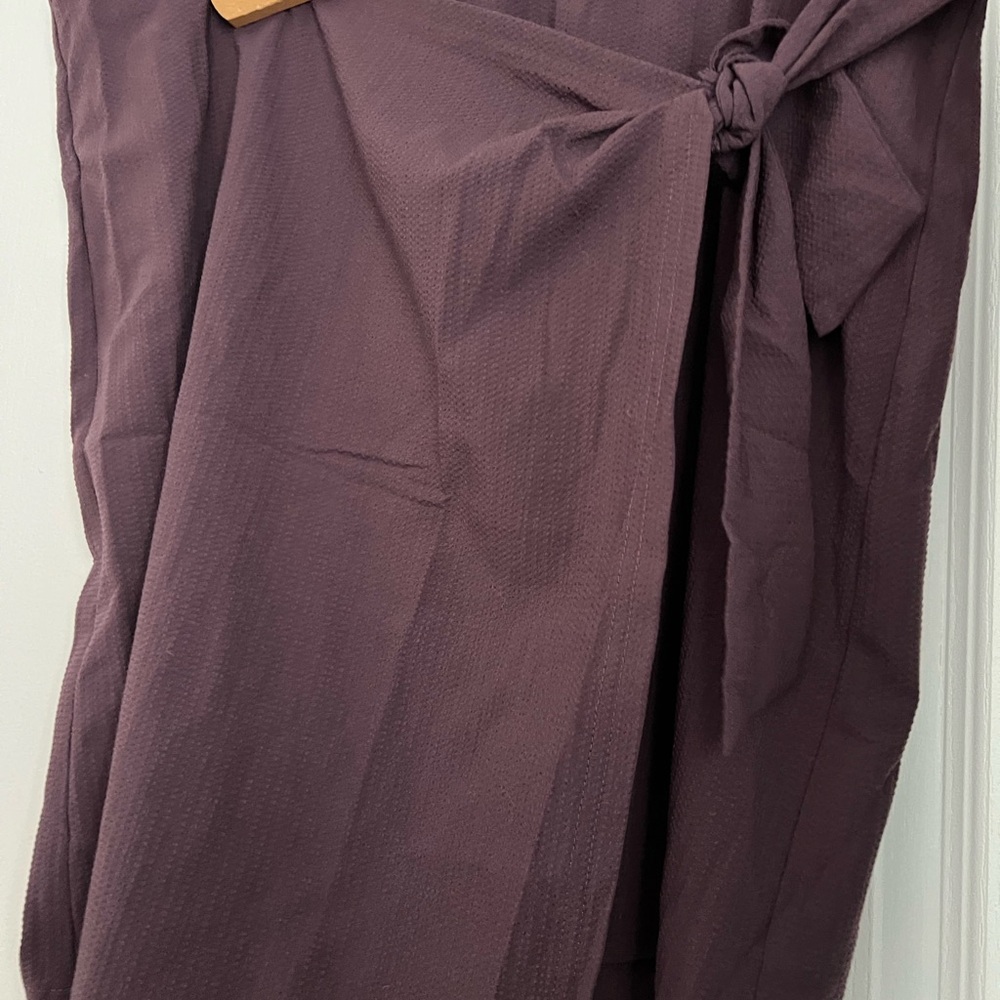 LOFT outlet Plum Textured Skirt